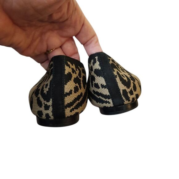 Corso Como Jullia Ballet Leopard Print Knit Slip-on‎ Flats Sz 8.5 - Picture 4 of 9